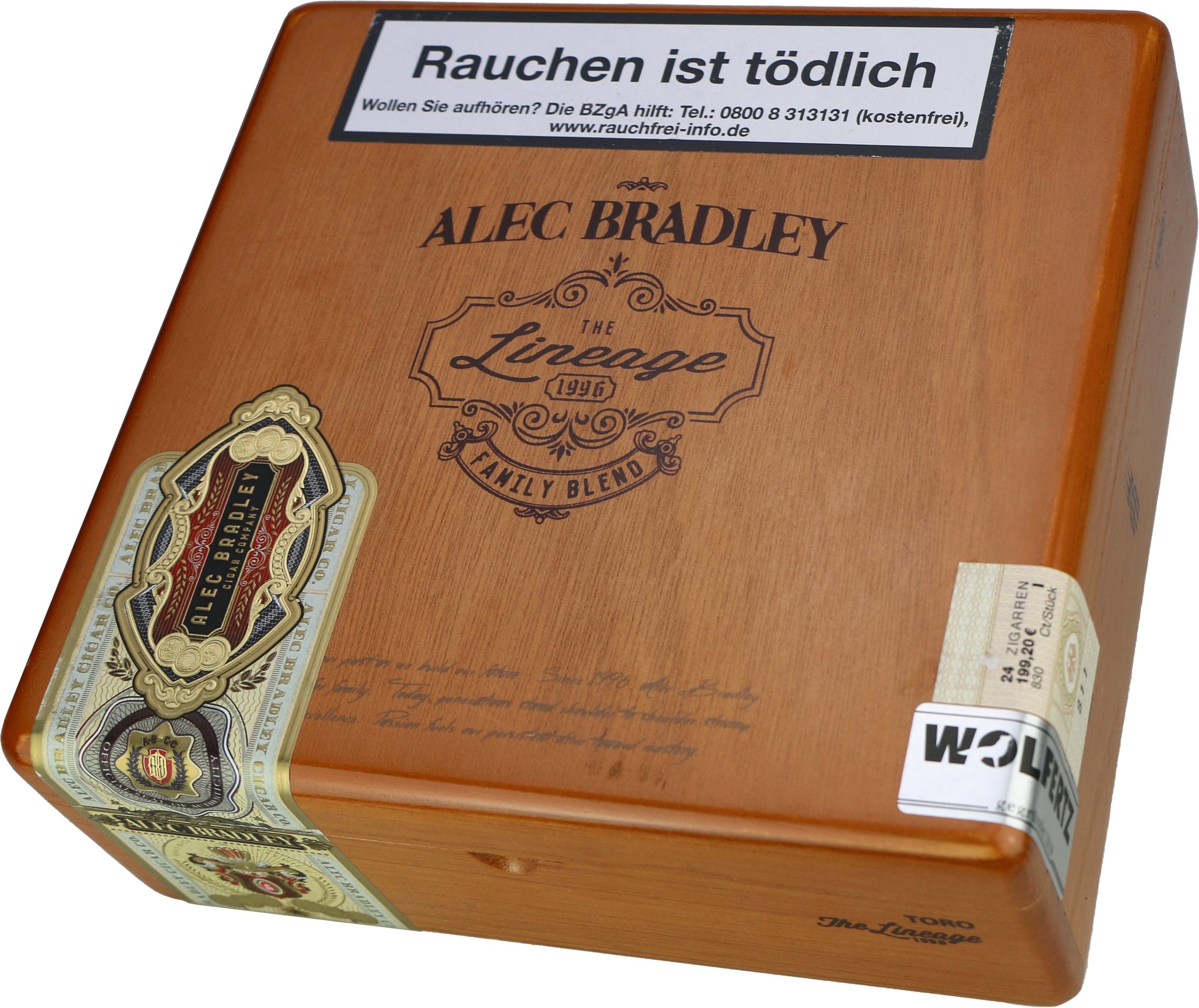 Alec Bradley Lineage Toro Puro 20’s