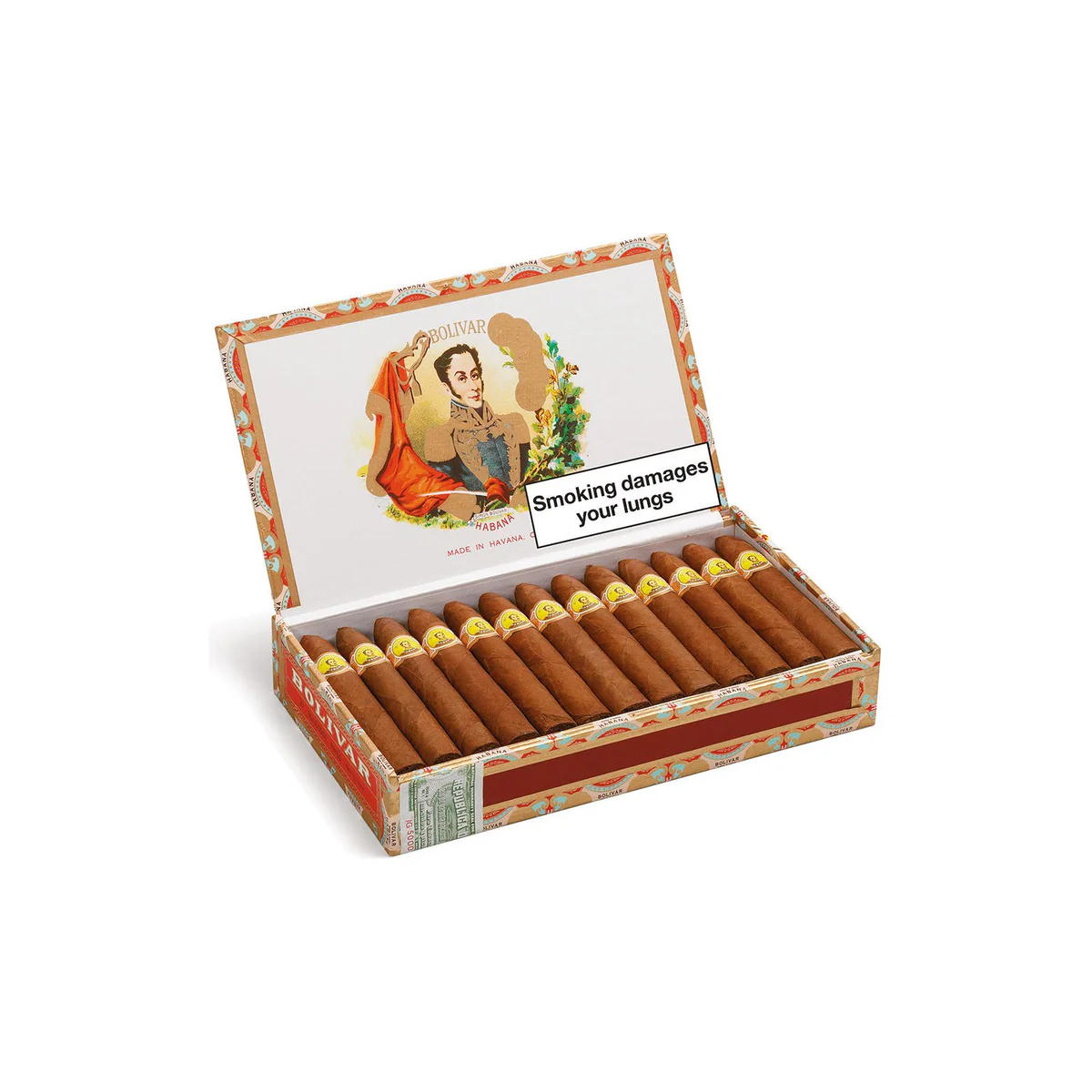 Bolivar Belicosos Finos Puro Tubos 25’s