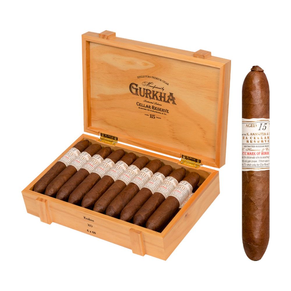 Gurkha Cellar Reserve 15 Year Kraken Puro 20’s