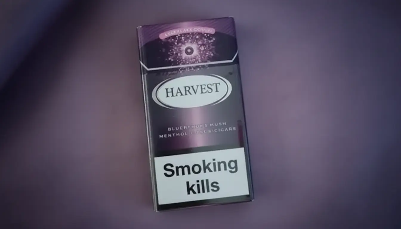 Harvest Blueberry Crush Superslim Sigara (Yabanmersini Aromalı)